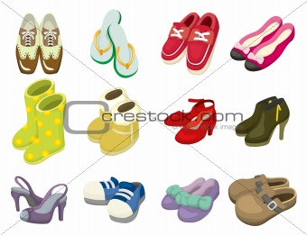 cartoon shoes icon