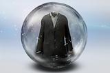 Suit inside Bubble