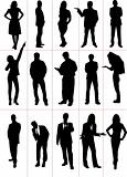People  silhouettes. Vector illustration