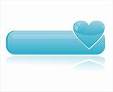 blue heart banner