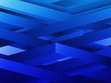 Blue abstract geometric lines background.