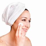 Facial skincare anti-ageing exfoliation