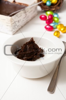 Traditional finnish Easter food, rye pudding