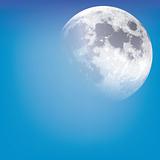 abstract background with moon on the sky