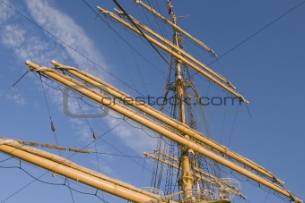 Mast of a tall ship
