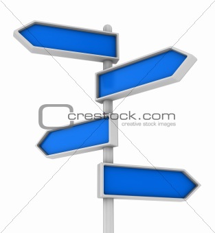 direction choice sign
