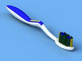 3d white toothbrush