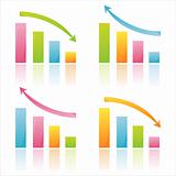 colorful finance graphics