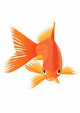 Goldfish. Vector illustration.