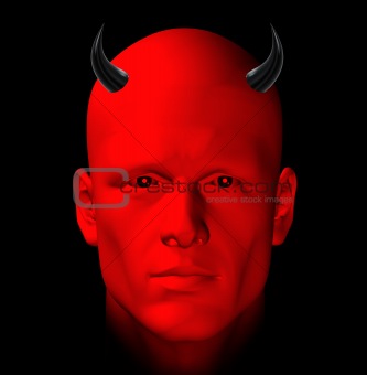 red face demon