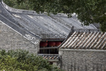 Chinese tiles roofs