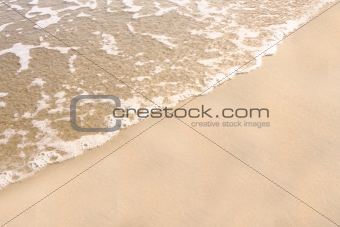 Sand beach water background 