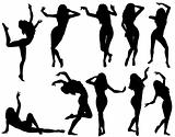 Collect dancing silhouettes