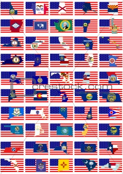 Coats of arms of states of the USA