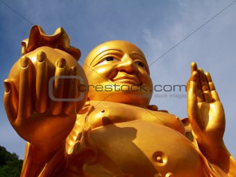 Buddha Fat,Buddha Smiling.