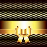 luxury background with golden bow