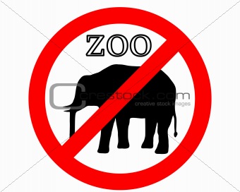 Elephant in zoo prohibited