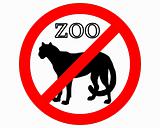Cheetah in zoo prohibited