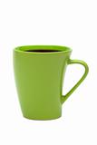 green mug from coffee