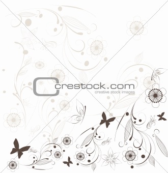 abstract floral background 