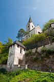 Tower Medieval castle Hohostervits, Austria