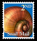 Snail mail stamp