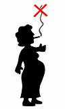 No smoking during pregnancy