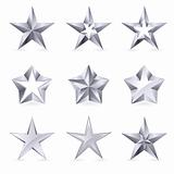 Different types and forms of silver stars