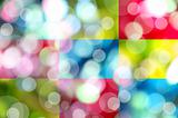collection of bokeh background