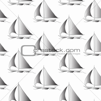 seamless wallpaper with a sailboat 
