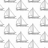 seamless wallpaper with a sailboat 