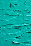 Old wooden surface in turquoise 