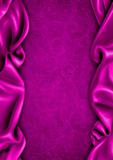 Purple satin fabric background