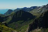 Mountain Scenery on the Lofoten, Norway