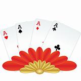 Four of a kind poker hand