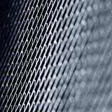 Metal texture. Blue toned background.