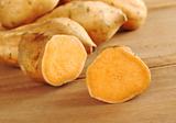 Sweet Potato on Wood