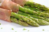 Green Asparagus with Ham 
