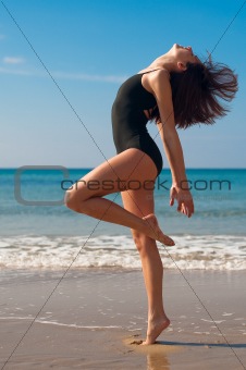 Ballet Dance on the Beach