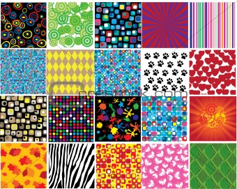 different patterns