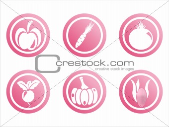 pink vegetables signs