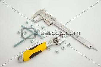 vernier spanner bolt and nuts