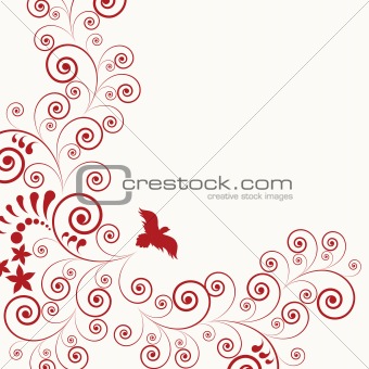 abstract flora background 