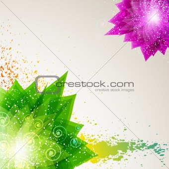 Floral abstract background. eps10 