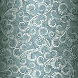 Seamless curl floral background, Illustration in eps10 format.