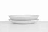 Empty white ceramic soup dish