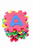 Alphabet puzzle blocks