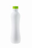 White plastic bottle of fruit juice