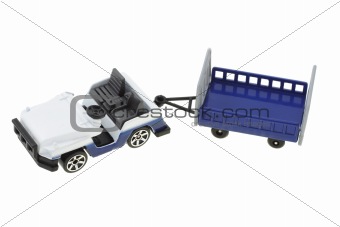 Airport baggage transporter