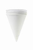 Cone shape disposable paper cups 